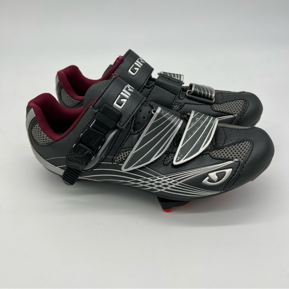 Giro Solara Road Shoe - Womens - Gunmetal-Berry Gunmetal - - Picture 8 of 13